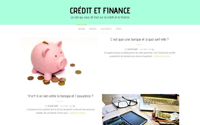 Crédit et finance - Le site qui vous dit tout sur le crédit et la finance